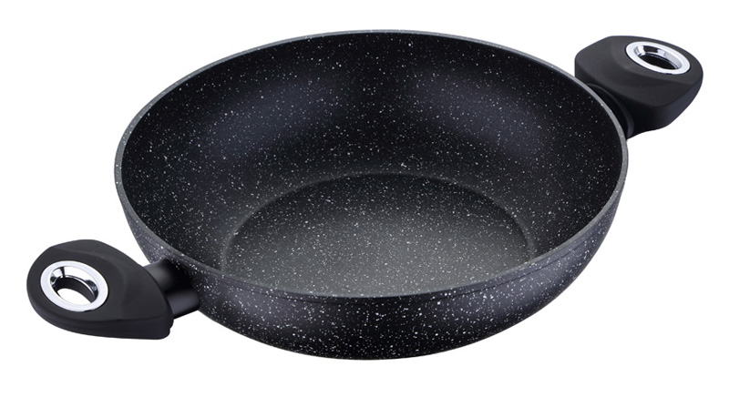 Сотейник Bergner Galaxy Ø24см кований алюміній з антипригарним покриттям Marble+