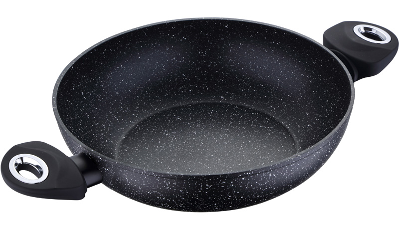 Сотейник Bergner Galaxy Ø32см кований алюміній з антипригарним покриттям Marble+