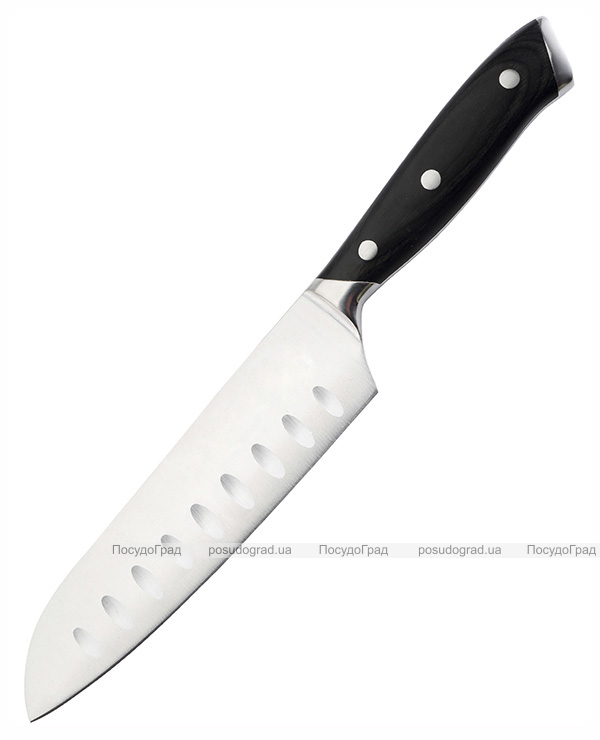 Нож сантоку Bergner Lily Dale 17.5см, нержавеющая сталь