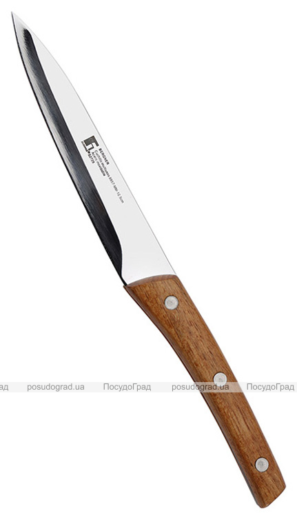 Ніж універсальний Bergner Natural Life 12.5см з дерев'яною ручкою