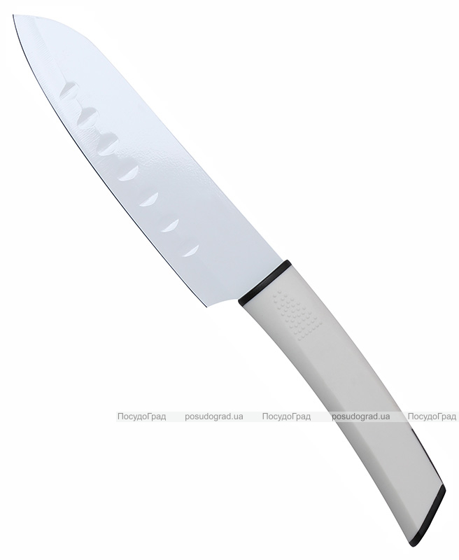 Нож сантоку Bergner Simanto 17.5см с антибактериальным покрытием