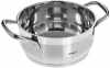 Кастрюля Bergner Gourmet 2.3л из нержавеющей стали, индукционная