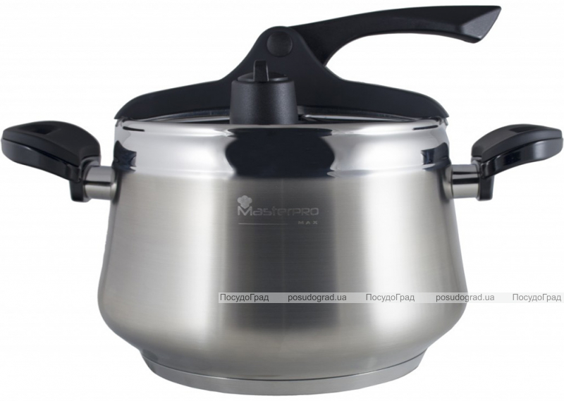 Каструля-скороварка Bergner MasterPro Gravity 6л, Ø22см, індукційна