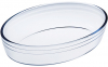 Форма для запікання Bergner San Ignacio Mediterraneo скляна 26x18x6см, овальна
