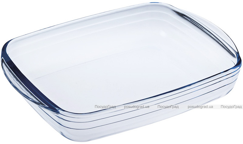 Форма для запікання Bergner San Ignacio Mediterraneo скляна 31x20x6см, прямокутна