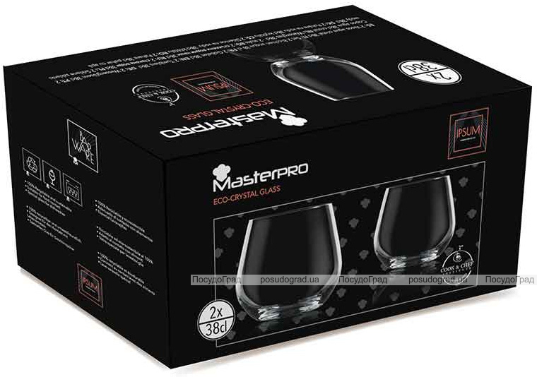 Набір 2 склянки Bergner MasterPro Barware Oenology 380мл