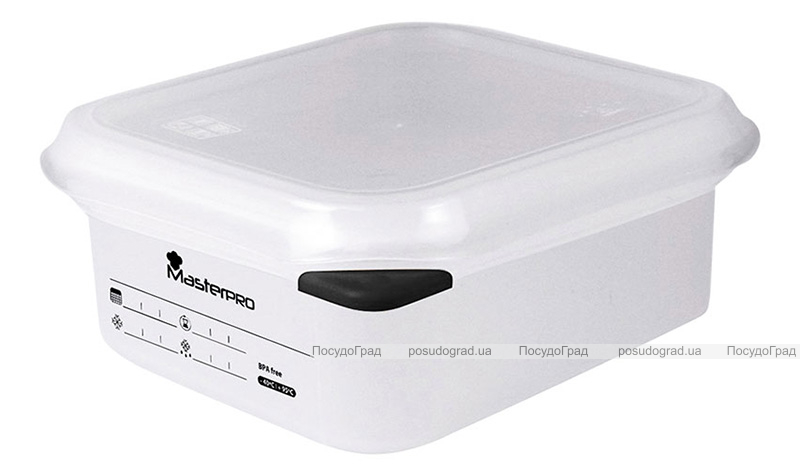 Универсальная емкость Bergner MasterPro Foodies для продуктов 1.1л с крышкой