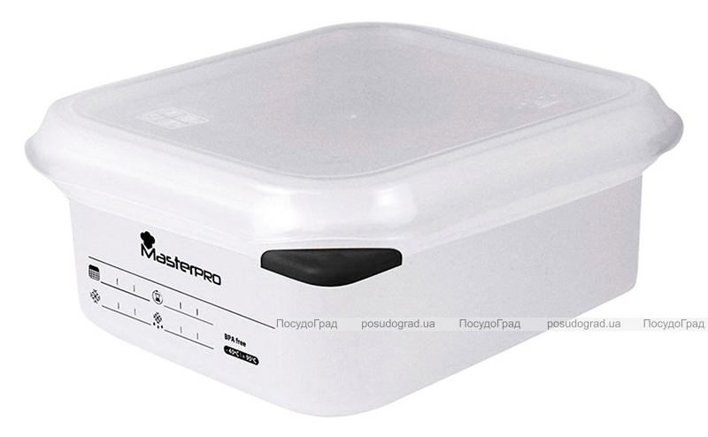 Универсальная емкость Bergner MasterPro Foodies для продуктов 1.7л с крышкой