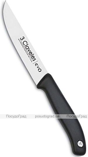 Нож универсальный Bergner San Ignacio Evo 12.5см, молибден-ванадиевая сталь, черный