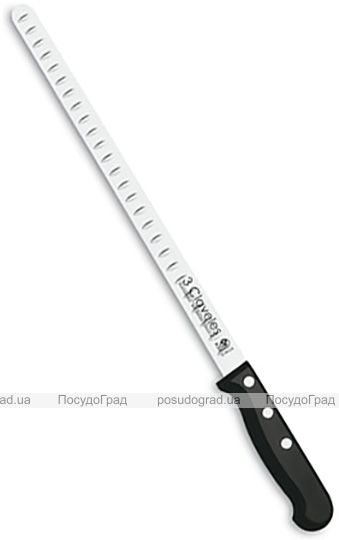 Нож для хамона Bergner San Ignacio Evo 29см, молибден-ванадиевая сталь, черный