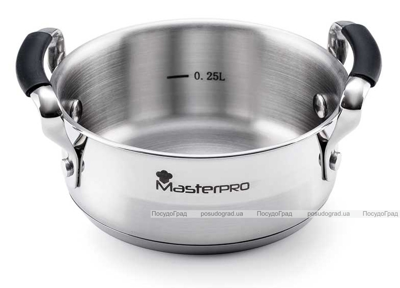 Кастрюля Bergner MasterPro Smart 560мл с силиконовыми накладками на ручках
