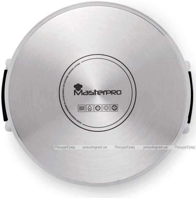 Кастрюля Bergner MasterPro Smart 1.5л с силиконовыми накладками на ручках