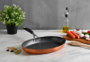 Сковорода-гриль Bergner Copper 32х22x5.4см з антипригарним покриттям, мідний