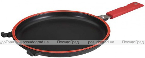 Сковорода-гриль Infinity Chefs Essence Ø26см подвійна з антипригарним покриттям QUANTANIUM by Whitford