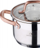 Кастрюля Bergner Infinity Chefs 1.8л со стеклянной крышкой