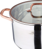 Кастрюля Bergner Infinity Chefs 9.5л со стеклянной крышкой
