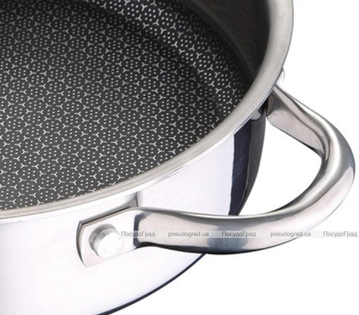 Сотейник Bergner Infinity Chefs Ø24см с усиленным покрытием Pallatium