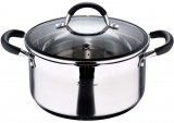 Каструля Bergner Master Pro Foodies 5л, Ø24х12см індукційна з мірною шкалою