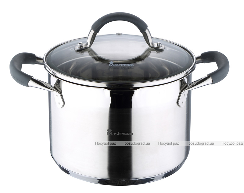Кастрюля Bergner Master Pro 4л индукционная с носиком для слива