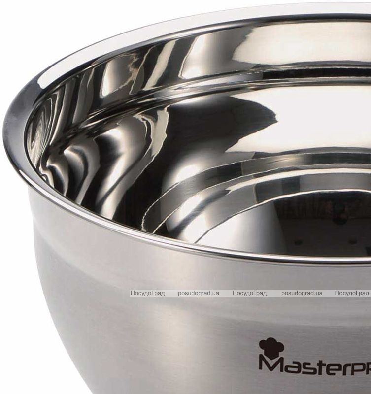 Набор мисок Bergner Master Pro Ø20/Ø24см нержавеющая сталь, пластиковая крышка