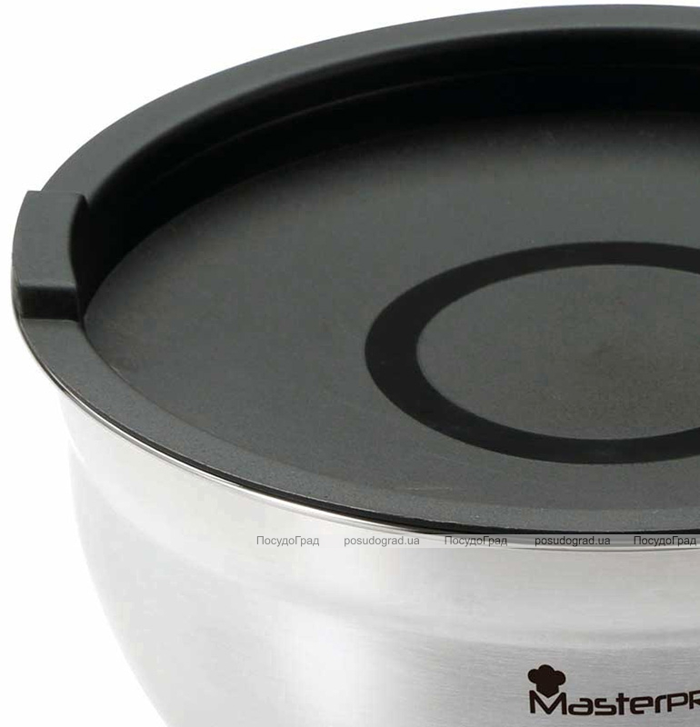 Набор мисок Bergner Master Pro Ø20/Ø24см нержавеющая сталь, пластиковая крышка