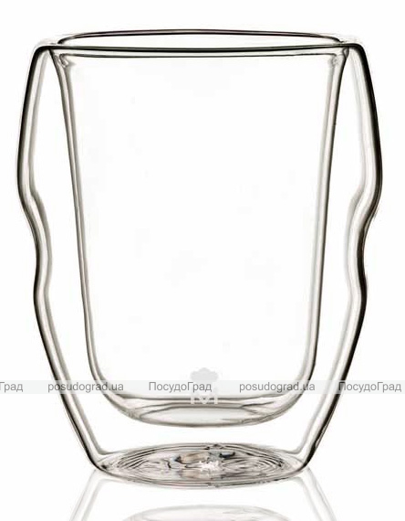 Набір 2 склянки Bergner MasterPro Mixology 380мл з подвійними стінками