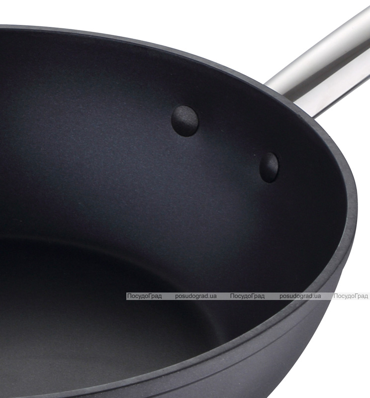 Вок Bergner MasterPro Moon Quantanium Ø28см, глубина 8см, индукционный