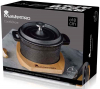 Каструля чавунна Bergner MasterPro Cook And Share 10х13х4.1см на дерев'яній підставці