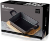 Гриль-панель чавунна Bergner MasterPro Cook And Share 12.6х18.5х3.6см на дерев'яній підставці
