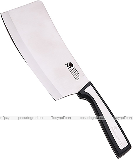Сокирка кухонна MasterPro Sharp 17.5см з нержавіючої сталі, литий