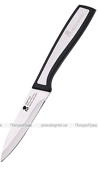 Ніж для чищення овочів MasterPro Sharp 9см з нержавіючої сталі, литий
