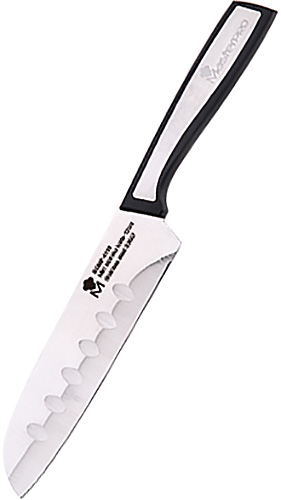 Нож мини-сантоку MasterPro Sharp 12см из нержавеющей стали, литой