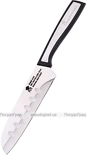 Ніж міні-сантоку MasterPro Sharp 12см з нержавіючої сталі, литий