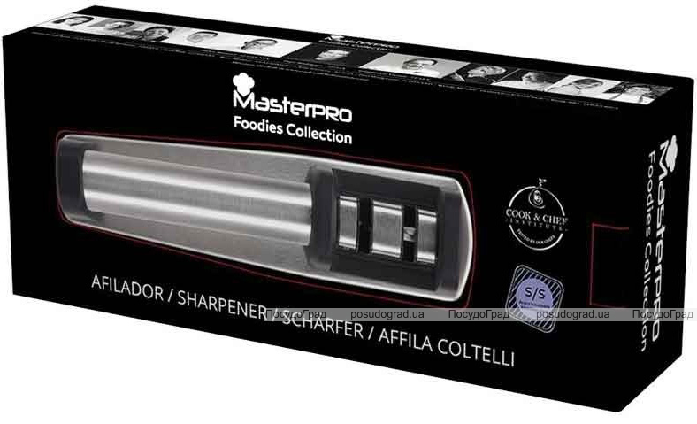 Точило для ножів Bergner MasterPro Foodies 29x11x7см з двома рівнями заточування