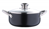 Кастрюля алюминиевая Bergner ProChef 2.8л индукционная с крышкой