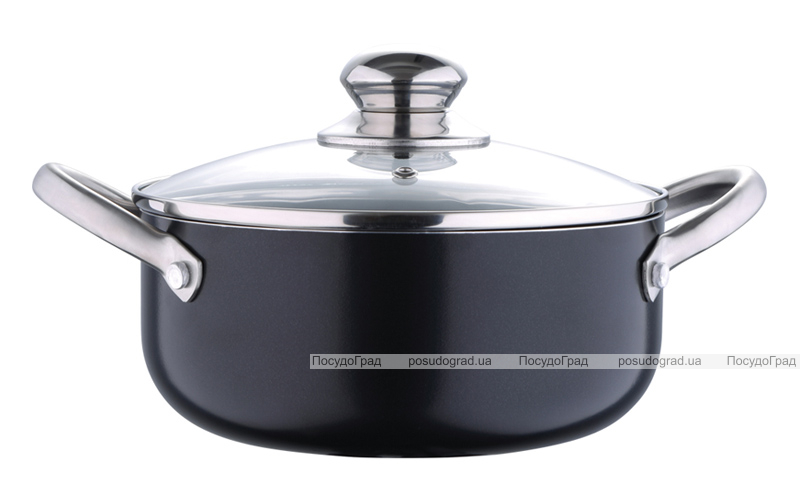 Каструля алюмінієва Bergner ProChef 2.8л індукційна з кришкою