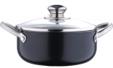 Кастрюля алюминиевая Bergner ProChef 4.3л индукционная с крышкой