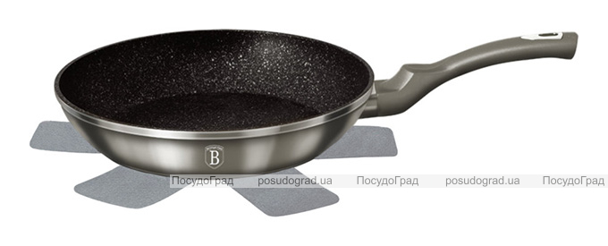 Сковорода Berlinger Haus Carbon Ø28см, мармурове антипригарне покриття