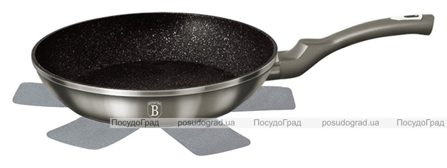 Сковорода Berlinger Haus Carbon Ø30см, мраморное антипригарное покрытие