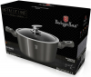 Кастрюля Berlinger Haus Carbon 4.1л, мраморное антипригарное покрытие