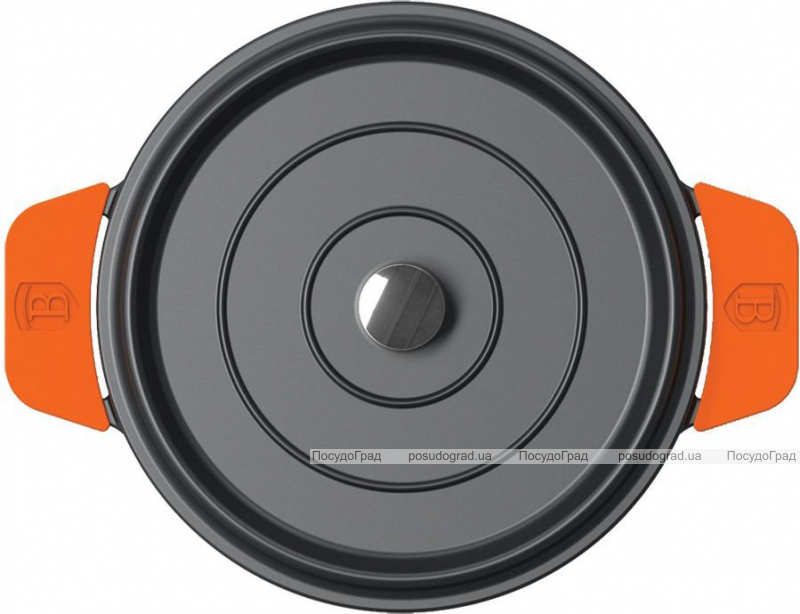 Кастрюля Berlinger Haus Granit Diamond 4.2л с алюминиевой крышкой