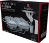 Мармит Berlinger Haus Black Royal 2 стеклянных блюда по 1.5л