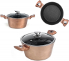 Кастрюля Berlinger Haus Rose Gold 2.5л с крышкой, индукционная с антипригарным покрытием