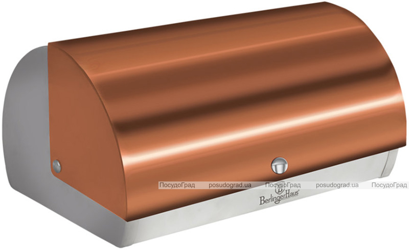 Хлебница Berlinger Haus Rose Gold 38.5х28х18.5см, нержавеющая сталь