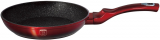 Сковорода Berlinger Haus Black Burgundy Ø28см, мармурове покриття