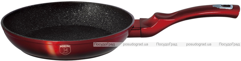 Сковорода Berlinger Haus Black Burgundy Ø28см, мармурове покриття