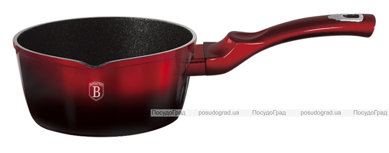 Ківш Berlinger Haus Black Burgundy 1.2л, мармурове покриття