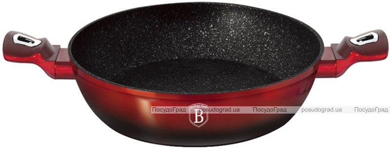 Сотейник Berlinger Haus Black Burgundy Ø28х7.5см с крышкой