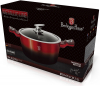 Кастрюля Berlinger Haus Black Burgundy 2.5л, мраморное покрытие