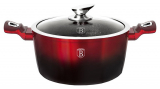 Каструля Berlinger Haus Black Burgundy 4.1л, мармурове покриття